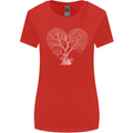 Love Tree Heart Aborist Ecology Environment Womens Wider Cut T-Shirt Red