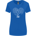 Love Tree Heart Aborist Ecology Environment Womens Wider Cut T-Shirt Royal Blue
