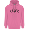 Love Triathlon Running Swimming Cycling Mens 80% Cotton Hoodie Azelea