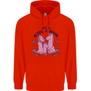 Love is Being a Mom Funny Horse Childrens Kids Hoodie Bright Red