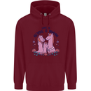 Love is Being a Mom Funny Horse Childrens Kids Hoodie Maroon