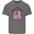 Love is Being a Mom Funny Horse Kids T-Shirt Childrens Charcoal