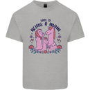 Love is Being a Mom Funny Horse Kids T-Shirt Childrens Sports Grey