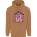 Love is Being a Mom Funny Horse Mens 80% Cotton Hoodie Caramel Latte