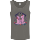 Love is Being a Mom Funny Horse Mens Vest Tank Top Charcoal