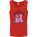 Love is Being a Mom Funny Horse Mens Vest Tank Top Red