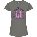 Love is Being a Mom Funny Horse Womens Petite Cut T-Shirt Charcoal