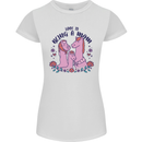 Love is Being a Mom Funny Horse Womens Petite Cut T-Shirt White