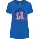 Love is Being a Mom Funny Horse Womens Wider Cut T-Shirt Royal Blue