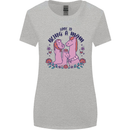 Love is Being a Mom Funny Horse Womens Wider Cut T-Shirt Sports Grey