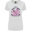 Love is Being a Mom Funny Horse Womens Wider Cut T-Shirt White