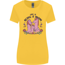 Love is Being a Mom Funny Horse Womens Wider Cut T-Shirt Yellow