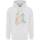 Love is Not a Crime LGBT Gay Awareness Childrens Kids Hoodie White