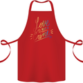 Love is Not a Crime LGBT Gay Awareness Cotton Apron 100% Organic Red