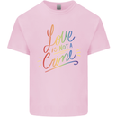 Love is Not a Crime LGBT Gay Awareness Kids T-Shirt Childrens Light Pink