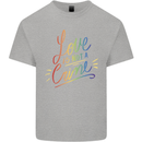 Love is Not a Crime LGBT Gay Awareness Kids T-Shirt Childrens Sports Grey