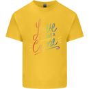 Love is Not a Crime LGBT Gay Awareness Kids T-Shirt Childrens Yellow