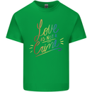 Love is Not a Crime LGBT Gay Awareness Mens Cotton T-Shirt Tee Top Irish Green