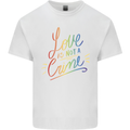 Love is Not a Crime LGBT Gay Awareness Mens Cotton T-Shirt Tee Top White