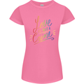 Love is Not a Crime LGBT Gay Awareness Womens Petite Cut T-Shirt Azalea