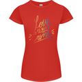 Love is Not a Crime LGBT Gay Awareness Womens Petite Cut T-Shirt Red
