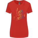 Love is Not a Crime LGBT Gay Awareness Womens Wider Cut T-Shirt Red