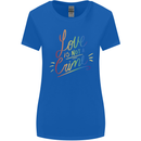 Love is Not a Crime LGBT Gay Awareness Womens Wider Cut T-Shirt Royal Blue