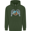 Love the Desert Safari Sand Cruising Childrens Kids Hoodie Forest Green