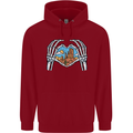 Love the Desert Safari Sand Cruising Childrens Kids Hoodie Red