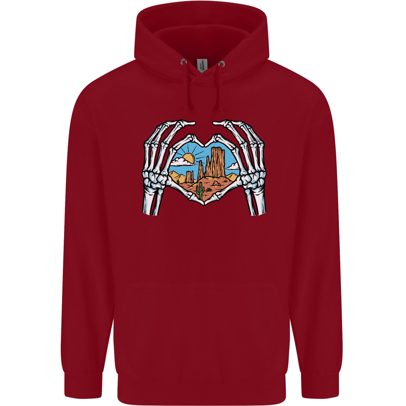 Love the Desert Safari Sand Cruising Childrens Kids Hoodie Red
