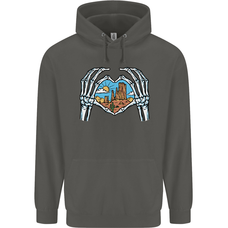Love the Desert Safari Sand Cruising Childrens Kids Hoodie Storm Grey