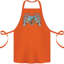 Love the Desert Safari Sand Cruising Cotton Apron 100% Organic Orange