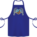 Love the Desert Safari Sand Cruising Cotton Apron 100% Organic Royal Blue