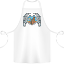 Love the Desert Safari Sand Cruising Cotton Apron 100% Organic White