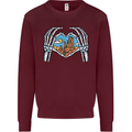 Love the Desert Safari Sand Cruising Kids Sweatshirt Jumper Maroon