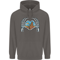 Love the Desert Safari Sand Cruising Mens 80% Cotton Hoodie Charcoal