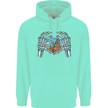 Love the Desert Safari Sand Cruising Mens 80% Cotton Hoodie Peppermint