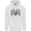 Love the Desert Safari Sand Cruising Mens 80% Cotton Hoodie White