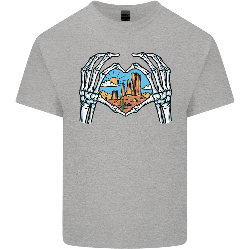 Love the Desert Safari Sand Cruising Mens Cotton T-Shirt Tee Top Sports Grey