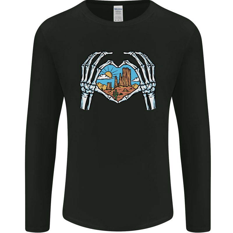 Love the Desert Safari Sand Cruising Mens Long Sleeve T-Shirt Black