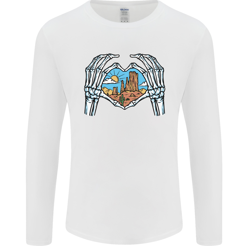 Love the Desert Safari Sand Cruising Mens Long Sleeve T-Shirt White