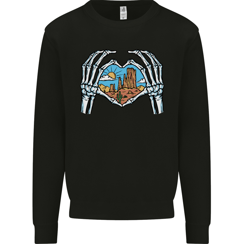 Love the Desert Safari Sand Cruising Mens Sweatshirt Jumper Black