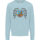 Love the Desert Safari Sand Cruising Mens Sweatshirt Jumper Light Blue