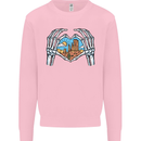 Love the Desert Safari Sand Cruising Mens Sweatshirt Jumper Light Pink
