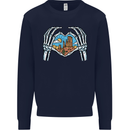 Love the Desert Safari Sand Cruising Mens Sweatshirt Jumper Navy Blue