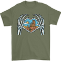 Love the Desert Safari Sand Cruising Mens T-Shirt Cotton Gildan Military Green