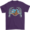 Love the Desert Safari Sand Cruising Mens T-Shirt Cotton Gildan Purple