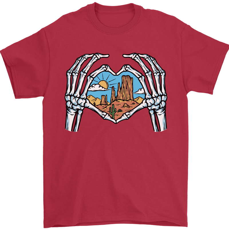 Love the Desert Safari Sand Cruising Mens T-Shirt Cotton Gildan Red