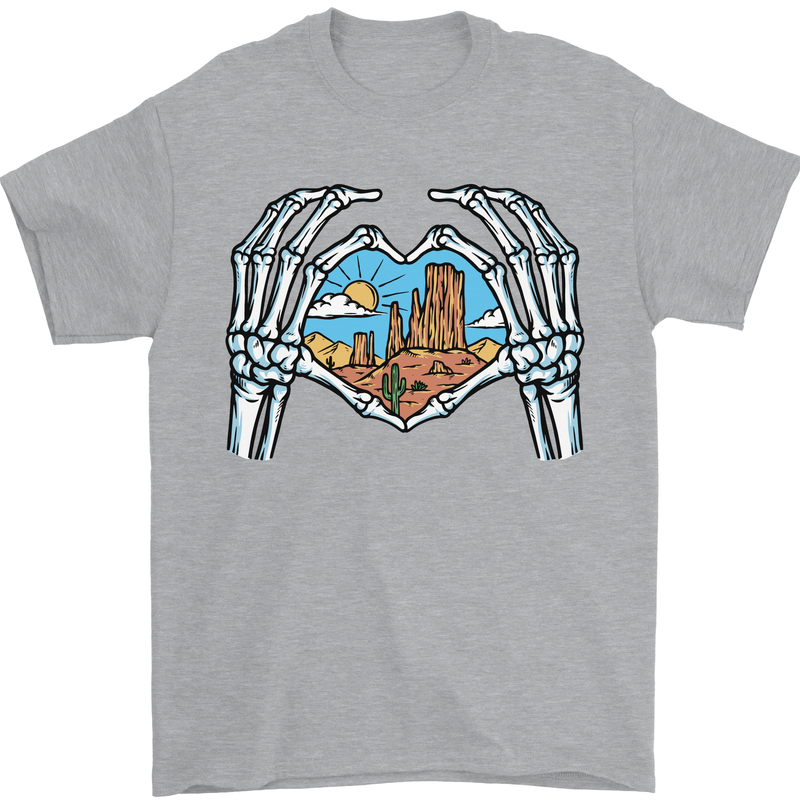 Love the Desert Safari Sand Cruising Mens T-Shirt Cotton Gildan Sports Grey