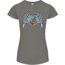Love the Desert Safari Sand Cruising Womens Petite Cut T-Shirt Charcoal